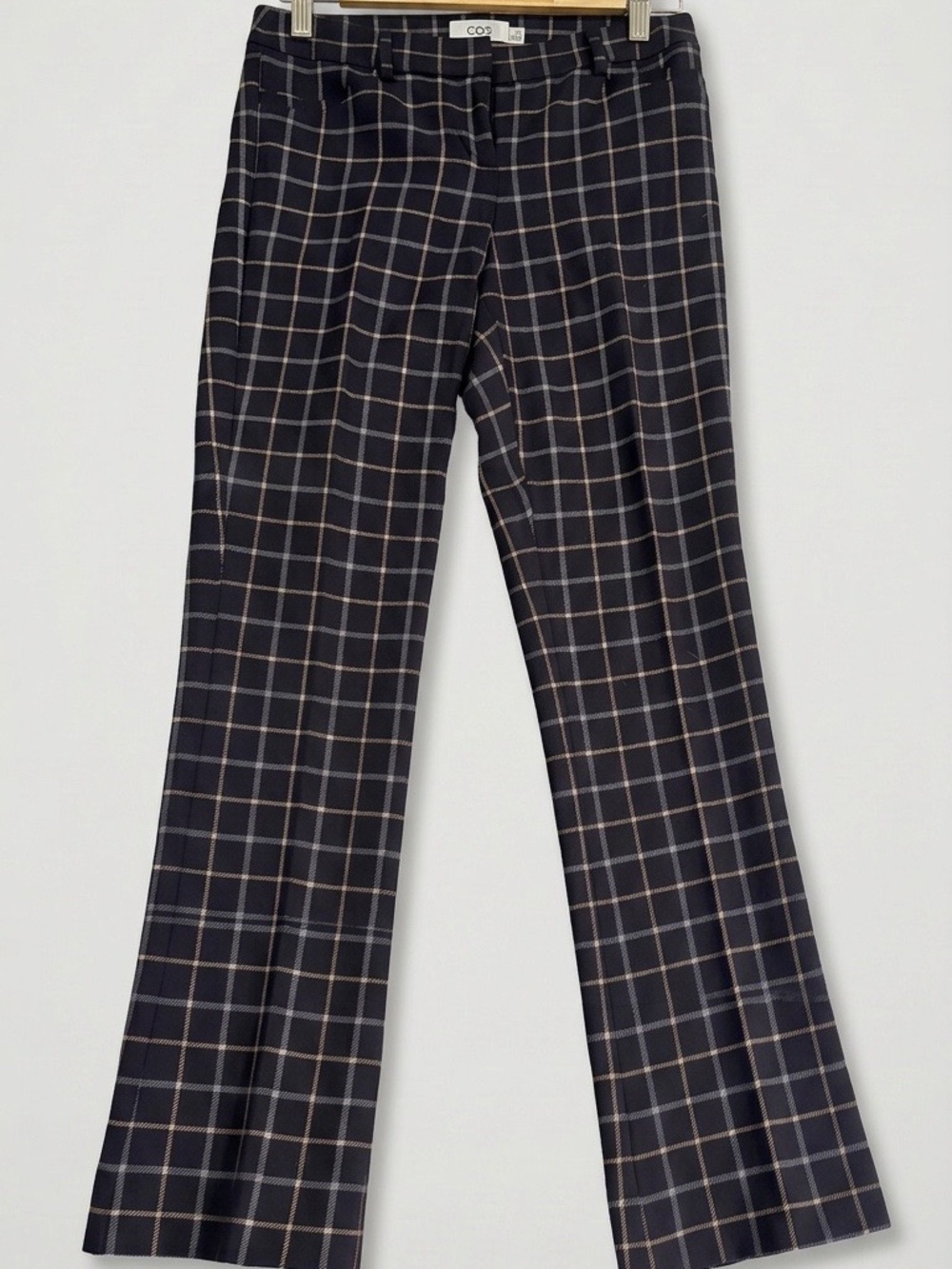 Express Columnist Plaid Barely Boot Low Rise Stretch Pants – Size 2 Short